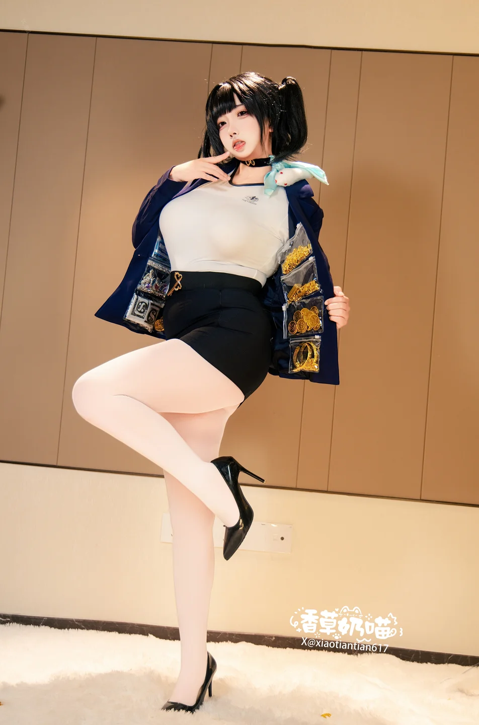 香草奶喵 - No.005 索拉 [136P,22V-2.36GB] tg@simisebaisi 【丝足阁】035.webp